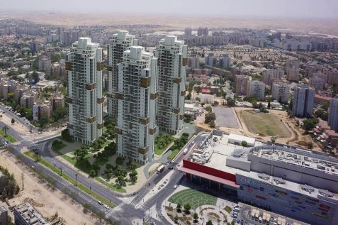 פרויקט גרנד אביסרור בבאר שבע של חברת אביסרור - הדמיות וויופוינט