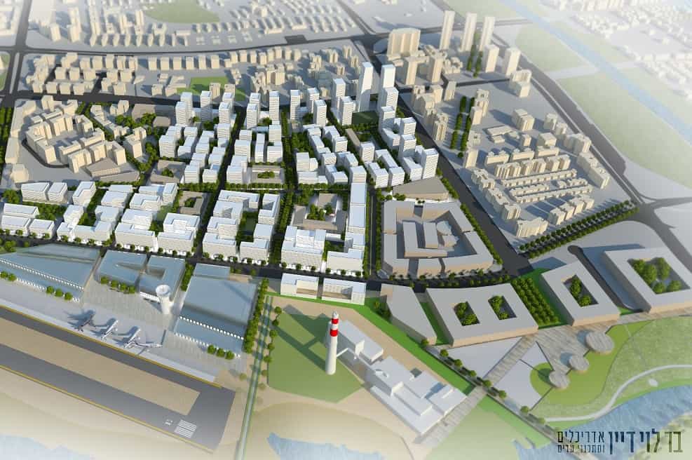 תכנית חלופית שדה דב // בר לוי דיין אדריכלים ומתכנני ערים