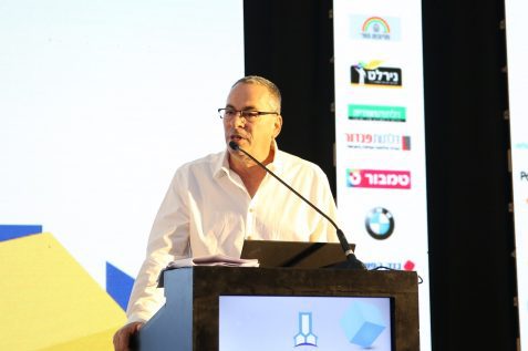 רוני בריק בכנס ארגון הקבלנים ת"א יפו בת ים // צילום מיכל מסינג