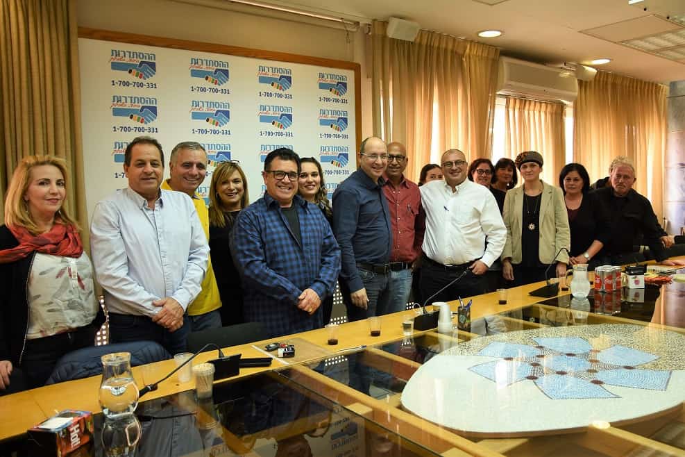 מעמד ההסכם שיכון ובינוי // צילום: דוברות ההסתדרות