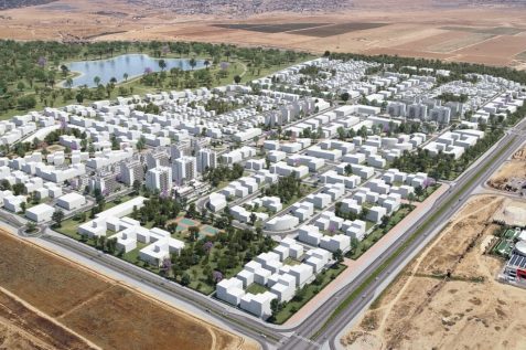 שכונת פארק הנחל בבאר שבע // הדמייה: אול אין