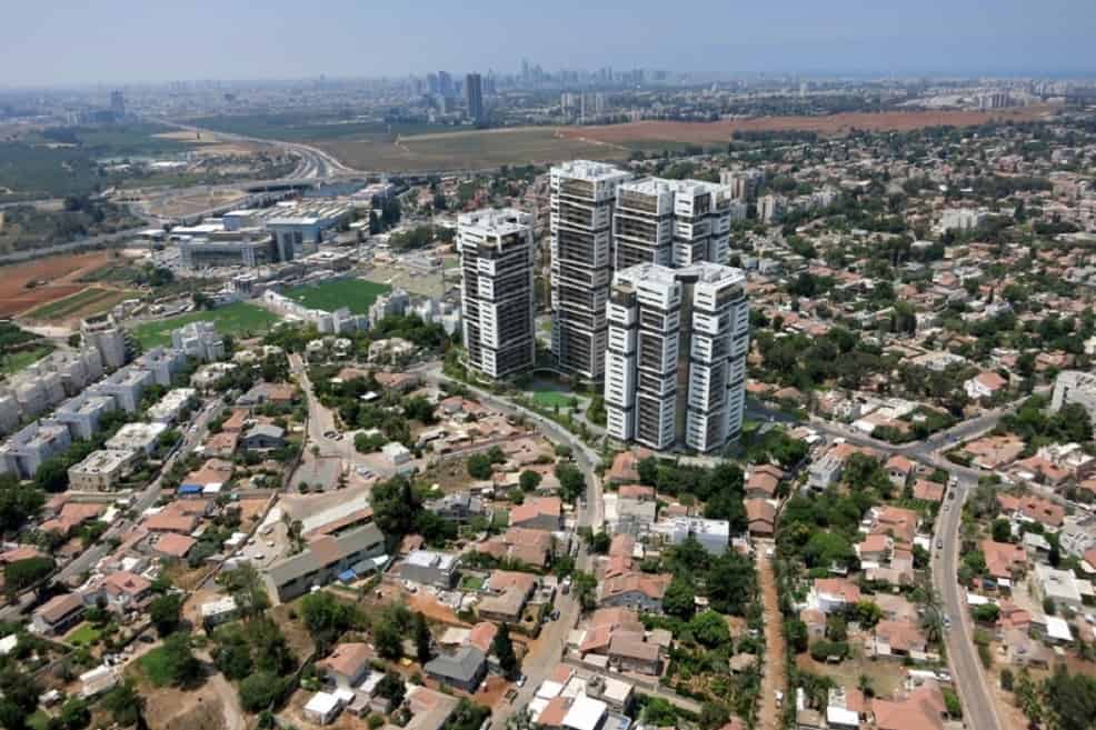 הדמיית פרויקט רמות בעיר של יובלים וישראל לוי // יחצ