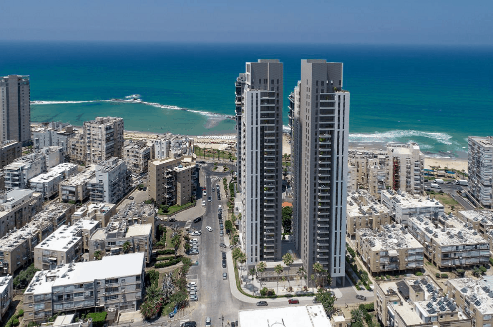 הדמיית פרויקט פינוי בינוי בסוקולוב בת ים // יחצ