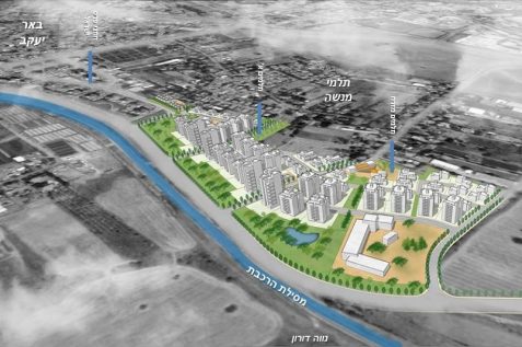 תכנון: קורין אדריכלים באדיבות רשות מקרקעי ישראל