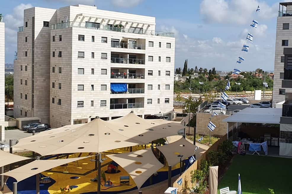 נוף ממרפסת בפרויקט יורו בראש העין של חברת יורו ישראל // צילום: יורו ישראל