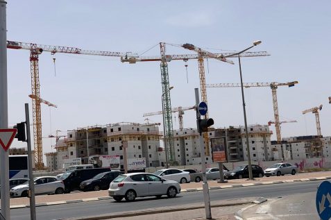 אתרי בנייה בנגב // באדיבות ארגון קבלני הנגב