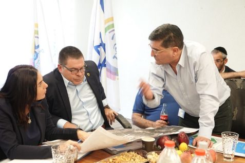 ביקור השרה מירי רגב בצפת // באדיבות העירייה