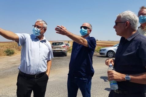 מנכל משרד הפנים בסיור // באדיבות דוברות מ.א עמק המעיינות