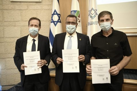 חתימה על הסכם קקל הסוכנות היהודית // צילום: אבי חיון