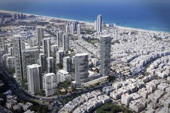 הדמיית אזור העסקים בת ים // באדיבות עיריית בת ים