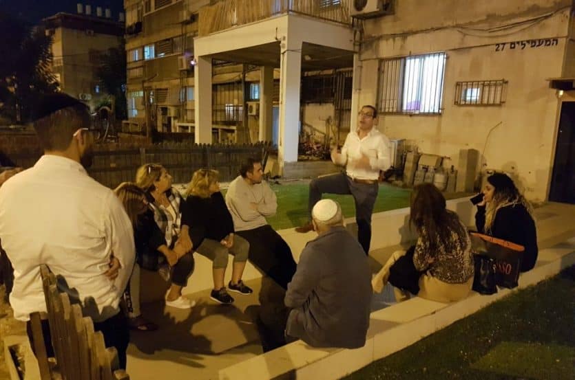 מפגשי דיירים לפני תחילת התהליך // צילום קבוצת יגאל אלון