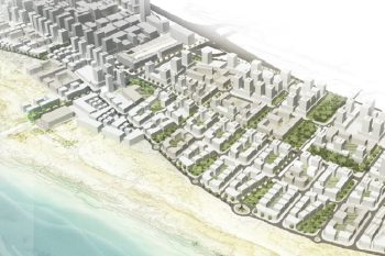 תוכנית חוף התכלת // הדמיה: קייזר אדריכלים ומתכנני ערים