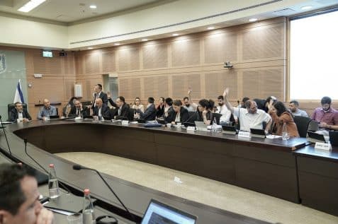 הצבעות חוק ההסדרים בוועדת הכספים // צילום: דני שם טוב, דוברות הכנסת