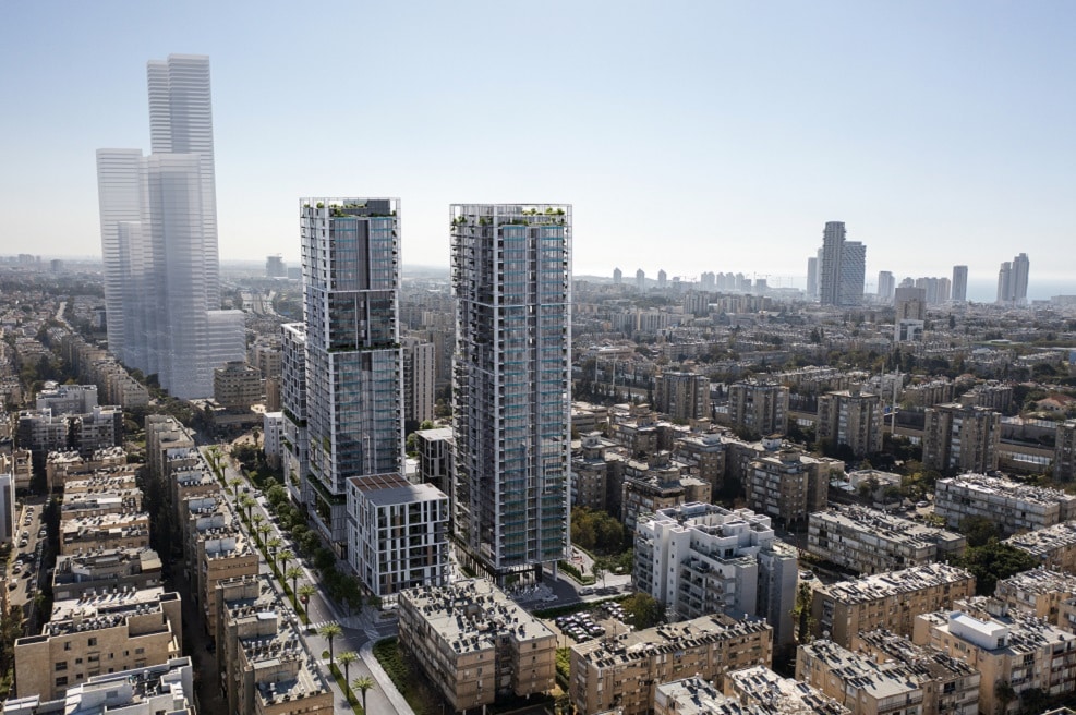 פינוי בינוי בנאות רחל בחולון // הדמיה: קסם הדמיות