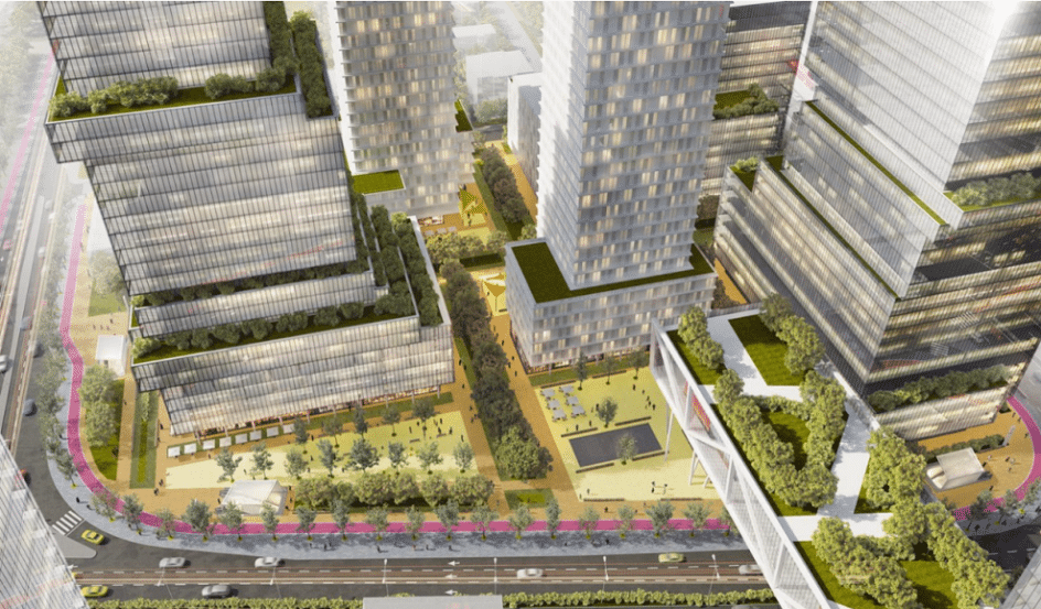 תכנית להתחדשות עירונית במרחב יוספטל בחולון // הדמייה: ישר אדריכלים