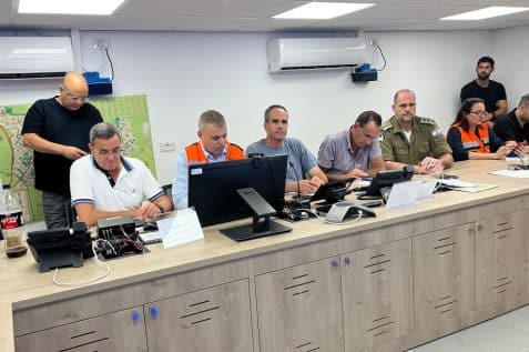 הערכת מצב ביטחונית עיריית כפר סבא // באדיבות העירייה