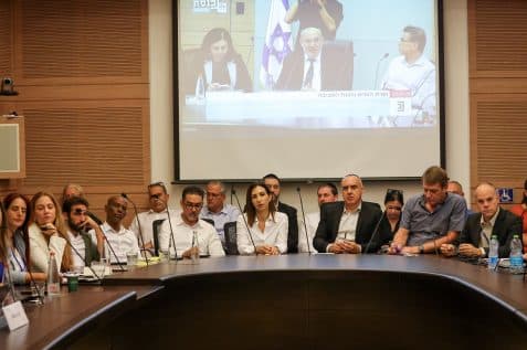 מתוך דיוני הוועדה היום // צילום: נועם מושקוביץ דוברות הכנסת