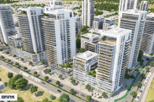 פרויקט רמלה בן גוריון מתחם 1 // הדמיה: טוטם הדמיות
