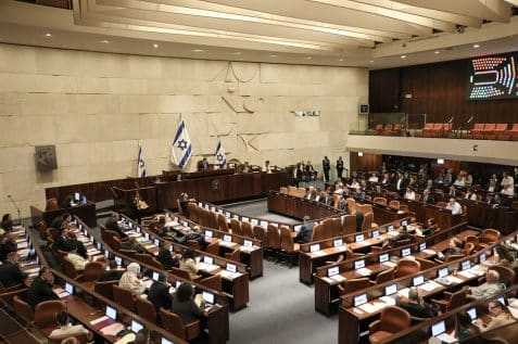 דיוני חוק התכנון והבנייה במליאת הכנסת // צילום: דוברות הכנסת