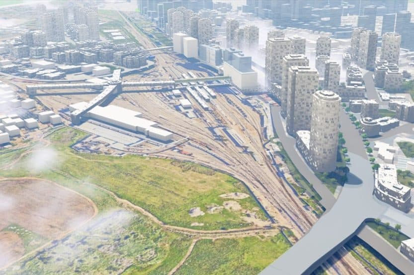 תוכנית ענק להתחדשות עירונית בעיר לוד // הדמיה: ארי כהן אדריכלים