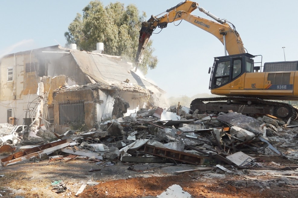 אילוסטרציה // הריסת בניינים בפינוי בינוי בעיר // צילום: ינאי אלפסי