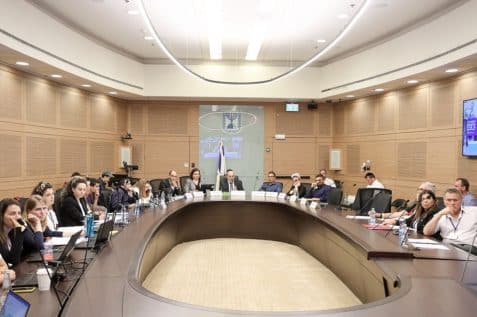 דיון בכנסת // צילום: דוברות הכנסת - דני שם טוב