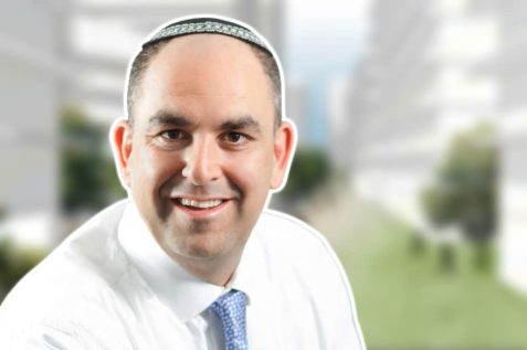 יאיר רביבו - ראש עיריית לוד // צילום: עיריית לוד, הדמיה: קיסלוב קיי אדריכלים
