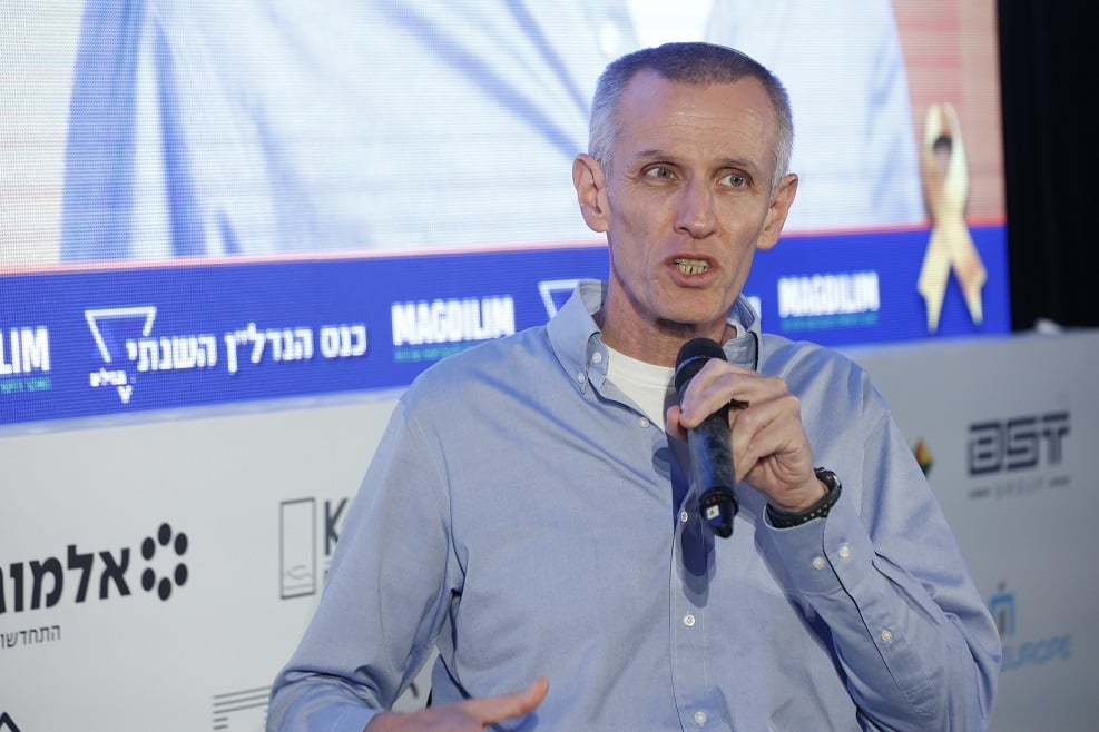 יעקב (ינקי) קוינט בכנס הנדל"ן השנתי של אתר מגדילים // צילום: דרור סיתהכל