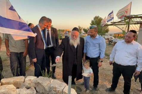 שדה אפרים // צילום: דוברות שר הבינוי והשיכון