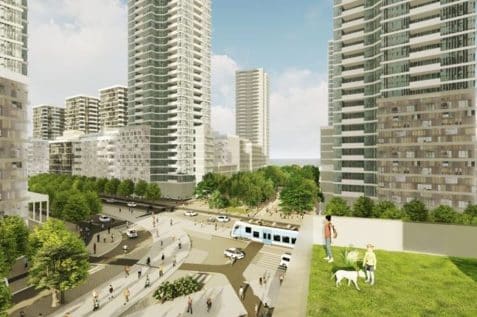 מרכז הרובע // הדמייה: ארי כהן-מיכאל וינד אדריכלות ובינוי ערים