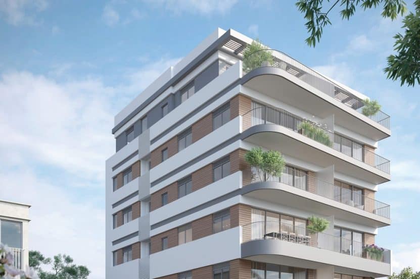 רחוב בועז, שכונת הראשונים ברמת גן // הדמיה: מבטים