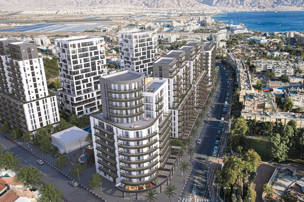 המתחם ברחובות לוס אנגלס וסמטת מואב// הדמיה: וסילי לוקטב