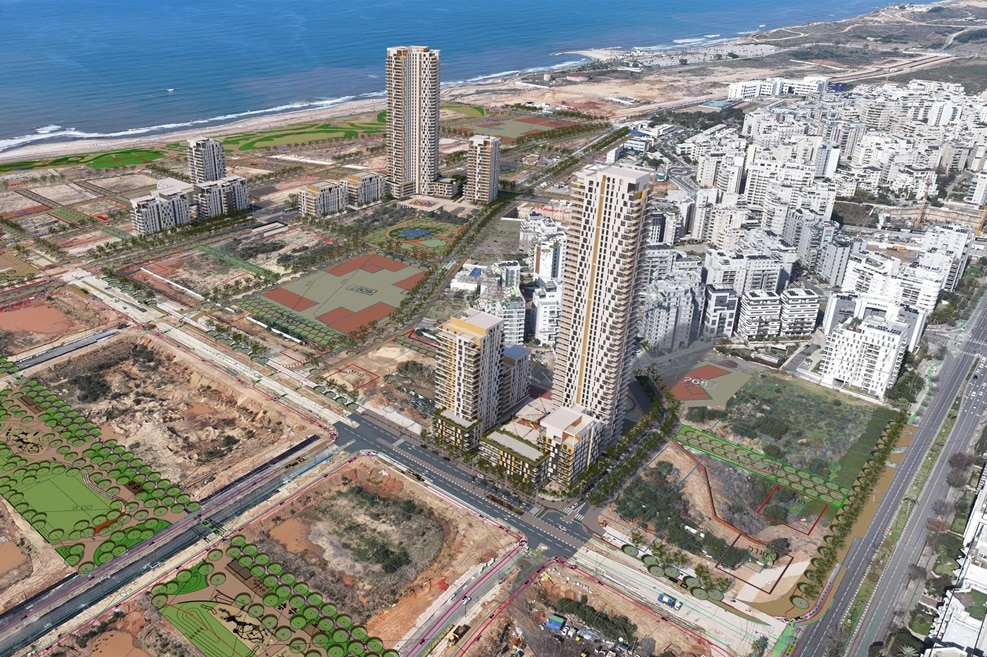 פרויקט דיור להשכרה בשדה דב // הדמיה: טוטם