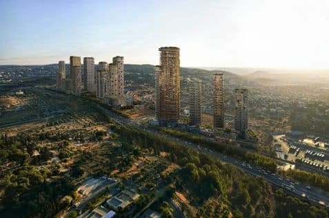 בנייה חדשה בדרך חברון // הדמיה: אדריכלים סטודיו יגאל לוי SYL