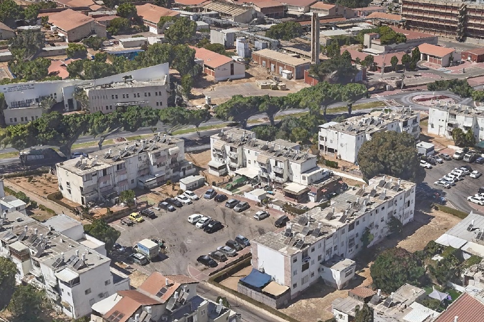 אזור מתחם הפינוי בינוי באשקלון בו זכתה קבוצת כנען// צילום: simplex