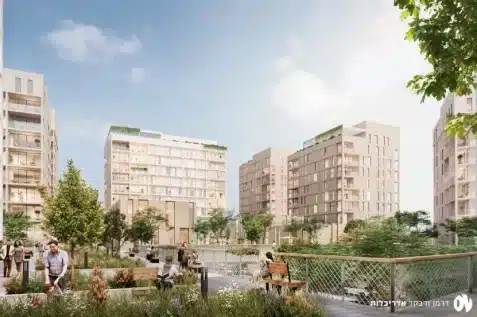 מתחם הפלמ"ח- תכנון, הדמיה ועריכת התכנית // משרד דרמן ורבקל אדריכלים
