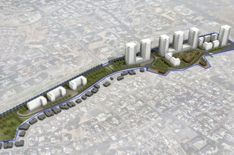 פרויקט בן גוריון באשקלון // הדמיה: אמיר מן / עמי שנער אדריכלים ומתכנני ערים בע"מ
