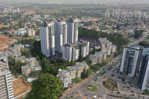 פרויקט הרצל בבאר יעקב // הדמיה: חברת ענב