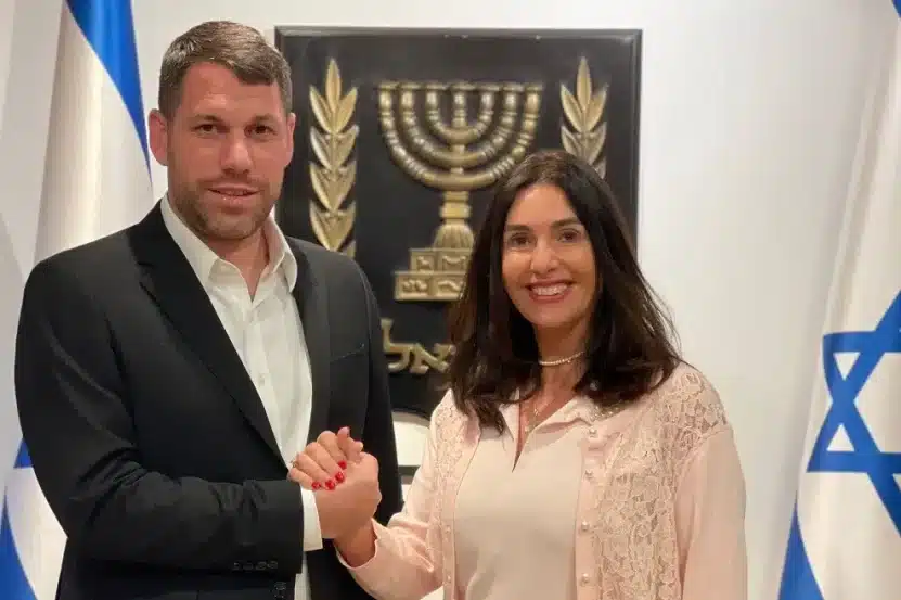 מירי רגב ומשה בן זקן // צילום: דוברות שרת התחבורה