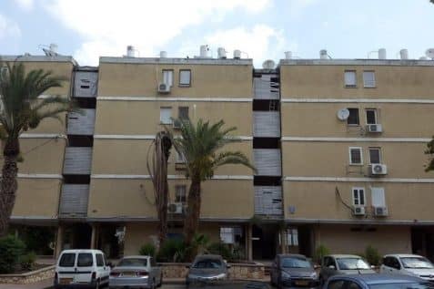 אילוסטרציה - רחוב שבטי ישראל בקריית גת, המיועד להתחדשות עירונית // צילום: עמידר, אנצ'ו גוש, ג'יני