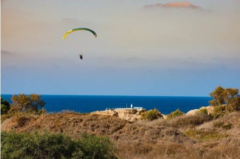 עבודות שיקום באתר אפולוניה // צילום נטלי קדוש באדיבות המשרד להגנת הסביבה