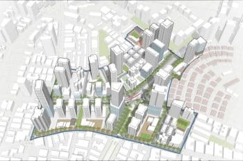 תוכנית ההתחדשות העירונית למתחם העצמאות // הדמיה: אלונים וגורביץ' אדריכלים ובוני ערים