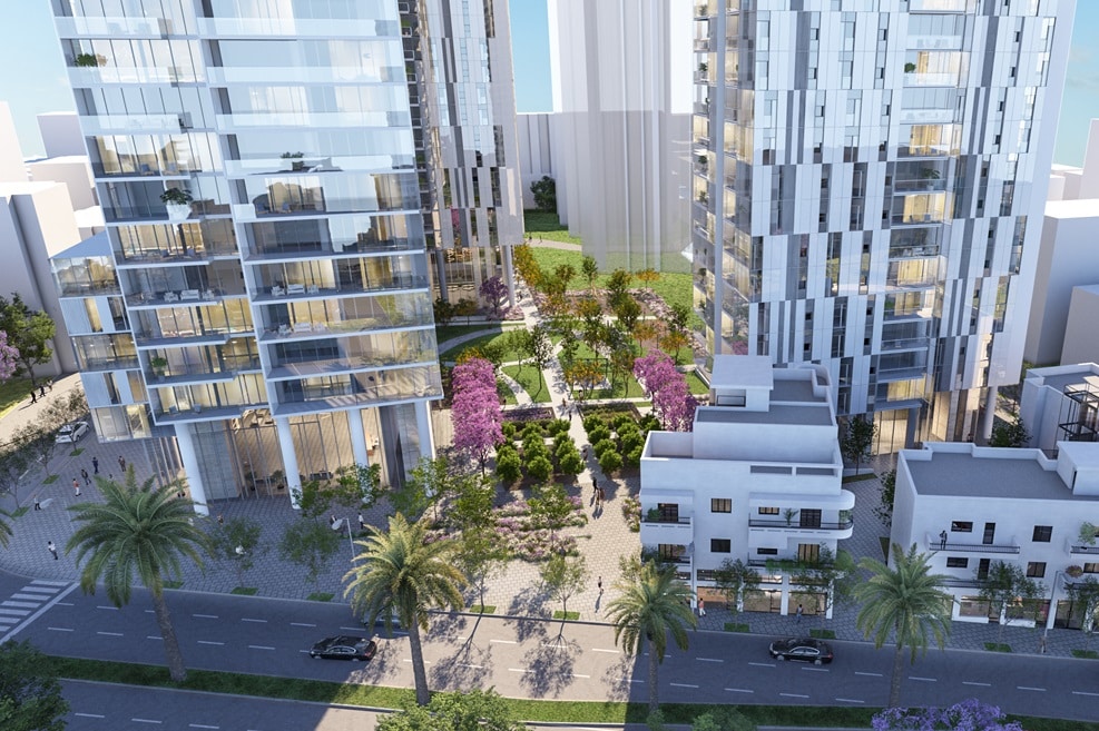 מתחם המתמיד רמת גן // הדמיה: ארלוזורוב משה צור אדריכלים