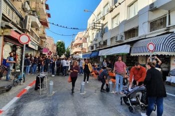 אלוסטרציה. מדרחוב ברח' לוינסקי // צילום: באדיבות דוברות העירייה