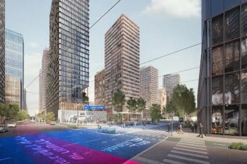 מתחם מטרו ראשון לציון// הדמיה: משרד דרמן ורבקל אדריכלים
