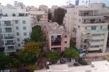 רחוב בר אילן רעננה // באדיבות חברת י.ב ניר
