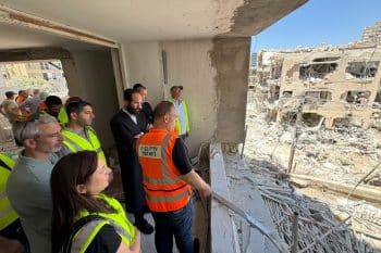 מנכ״ל משרד הבינוי והשיכון יהודה מורגנשטרן בסיור בבת ים// באדיבות משרד הבינוי והשיכון