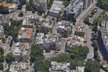 מתחם פינוי בינוי בהרצליה // צילום: סימפלקס