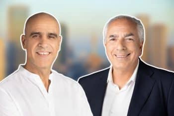 מימין: שלומי פוגל, יו"ר אמפא, וזוהר לוי, מנכ"ל אמפא // צילום: סם יצחקוב | depositphotos