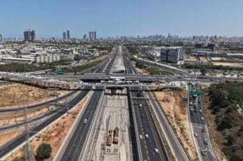 גשר ה-1000 בראשון לציון // צילום רחפן: לביא צילומי אוויר